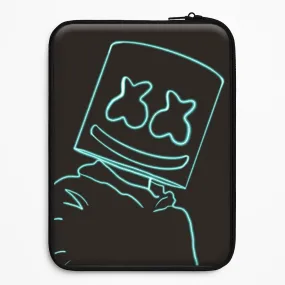 Fashion Detail Black White Helmet DJ Neon Laptop Sleeve