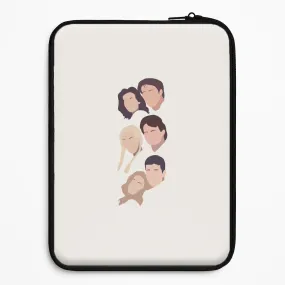 Premium Style Vivid Detail Cast Faces Laptop Sleeve