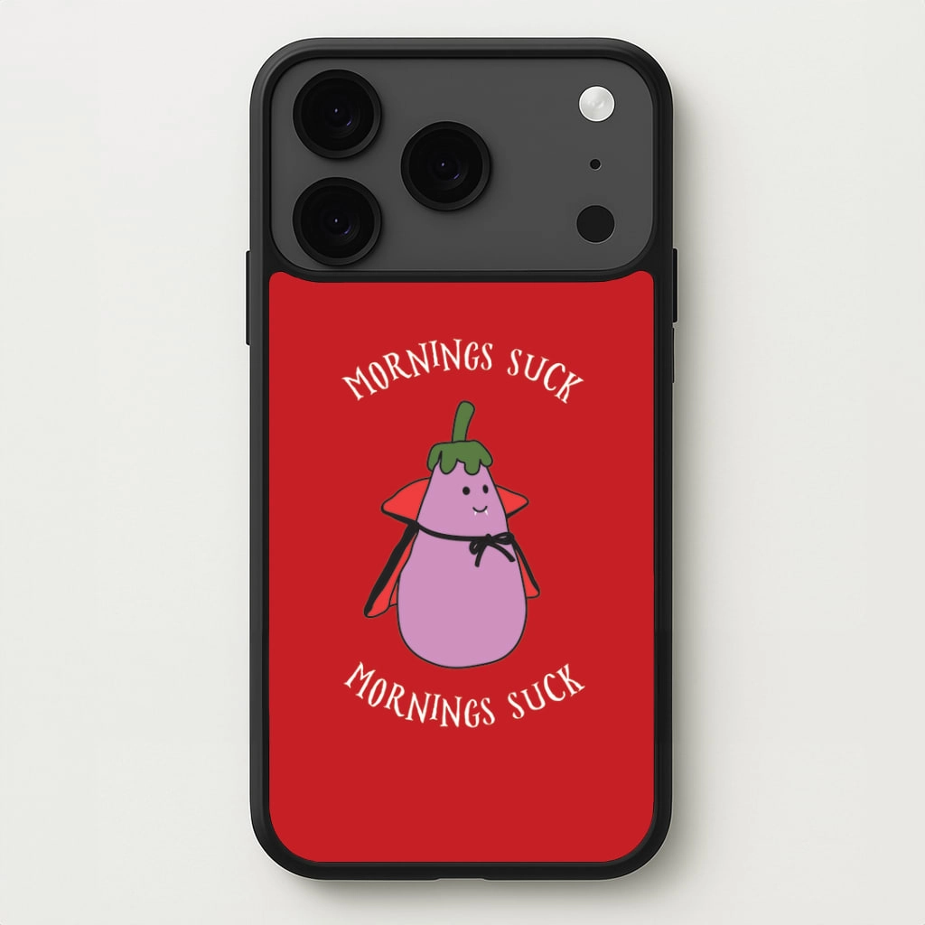 Mornings Suck Plush - Halloween Phone Case Shock Surface Layer