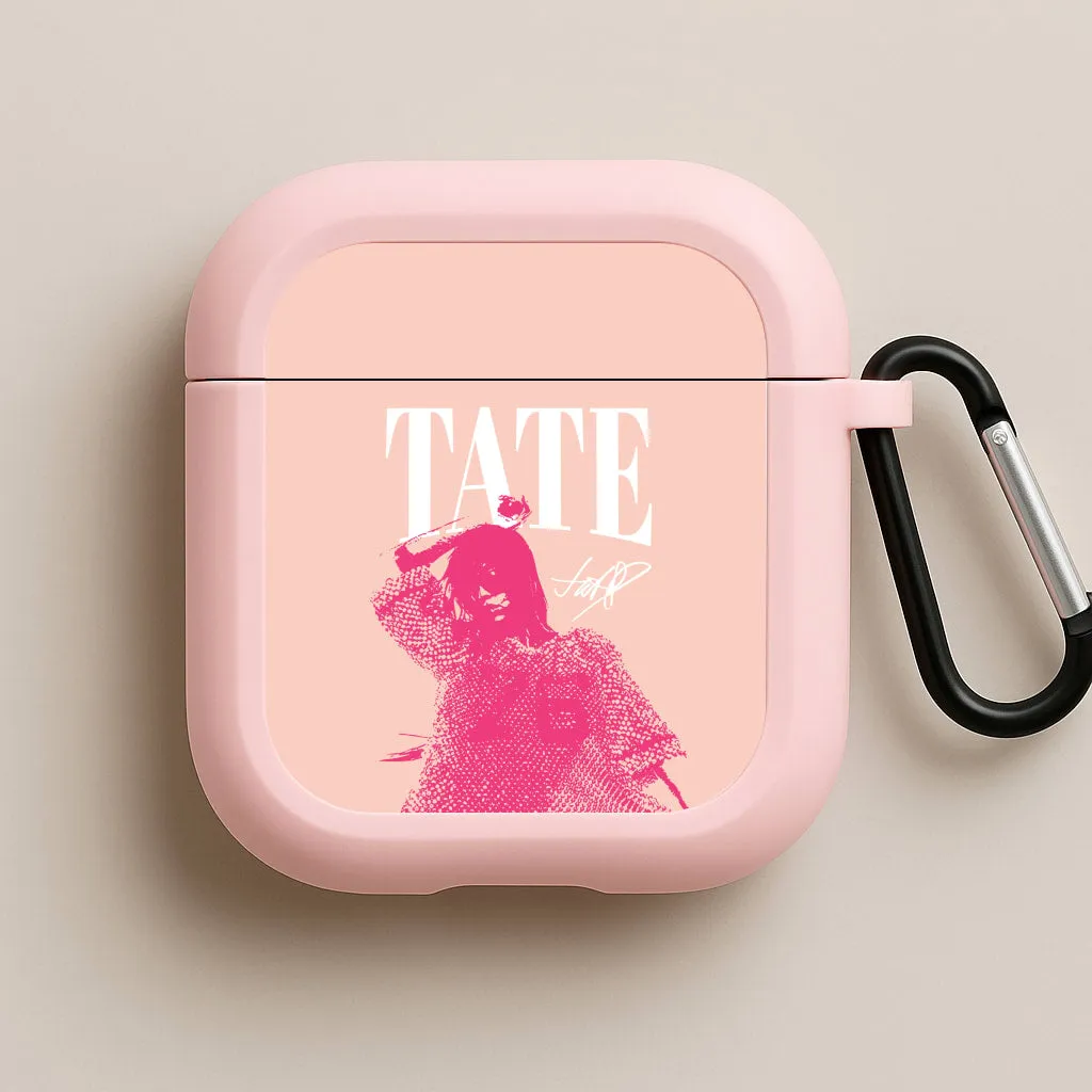 Tate Signature AirPods Case grip texture airpods cover leather grain finish