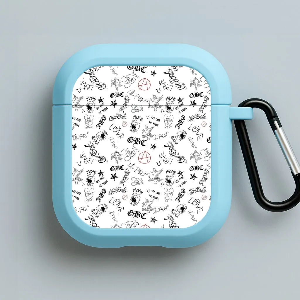 Tattoos - Peep AirPods Case premium silicone pocket case fashion handmade ergonomic airpods case