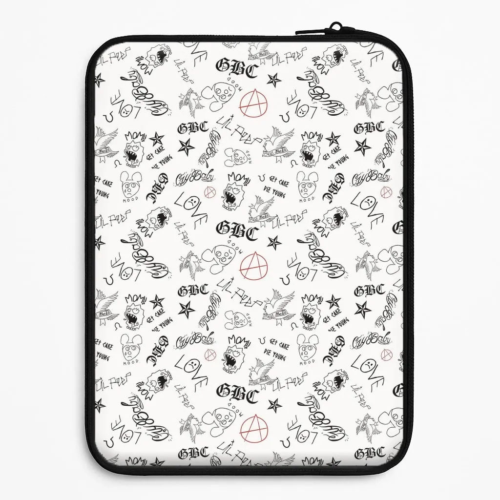 Hybrid Finish Hybrid Look Tattoos - Peep Laptop Sleeve