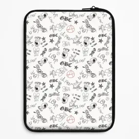 Hybrid Finish Hybrid Look Tattoos - Peep Laptop Sleeve