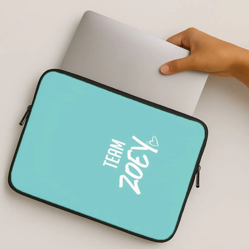 Team Zoey Laptop Sleeve Unique Texture Durable Frame