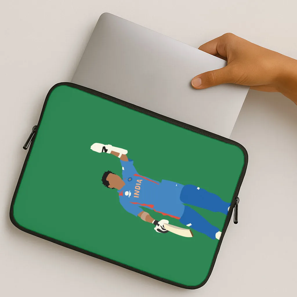 Soft Edging Tendulkar - Cricket Laptop Sleeve