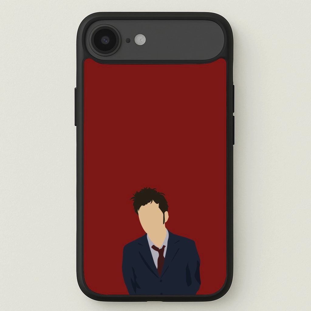 Tennant - The Doctor Phone Case Soft Detail