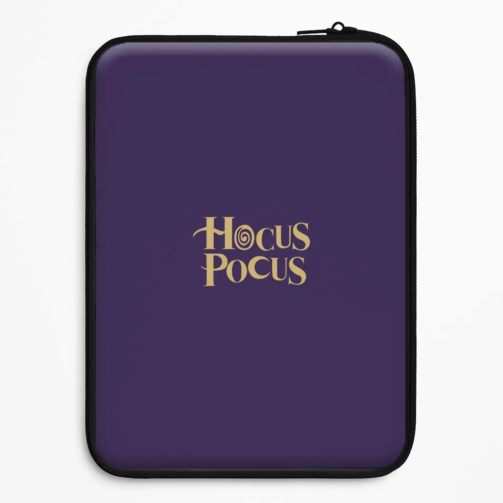 Text - Hocus Halloween Laptop Sleeve Vivid Finish Light Shield