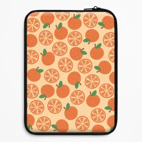Protective Frame Design Textured Oranges Pattern  Laptop Sleeve