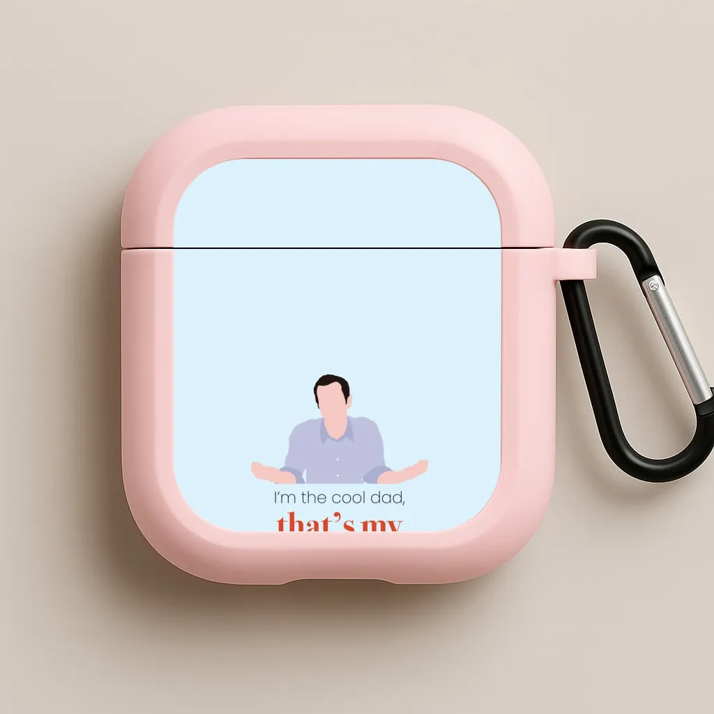 Lightweight Handy Shell compact daily silicone airpods cover That's My Thang AirPods Case