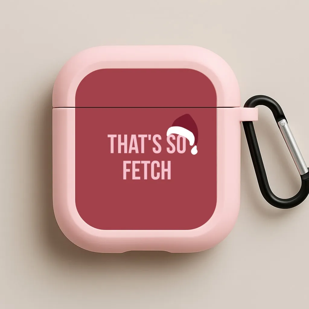 minimalistic pocket airpods case That's So Fetch - Christmas Meanies AirPods Case