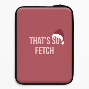Rugged Edge Texture Polished Detail That's So Fetch - Christmas Meanies Laptop Sleeve