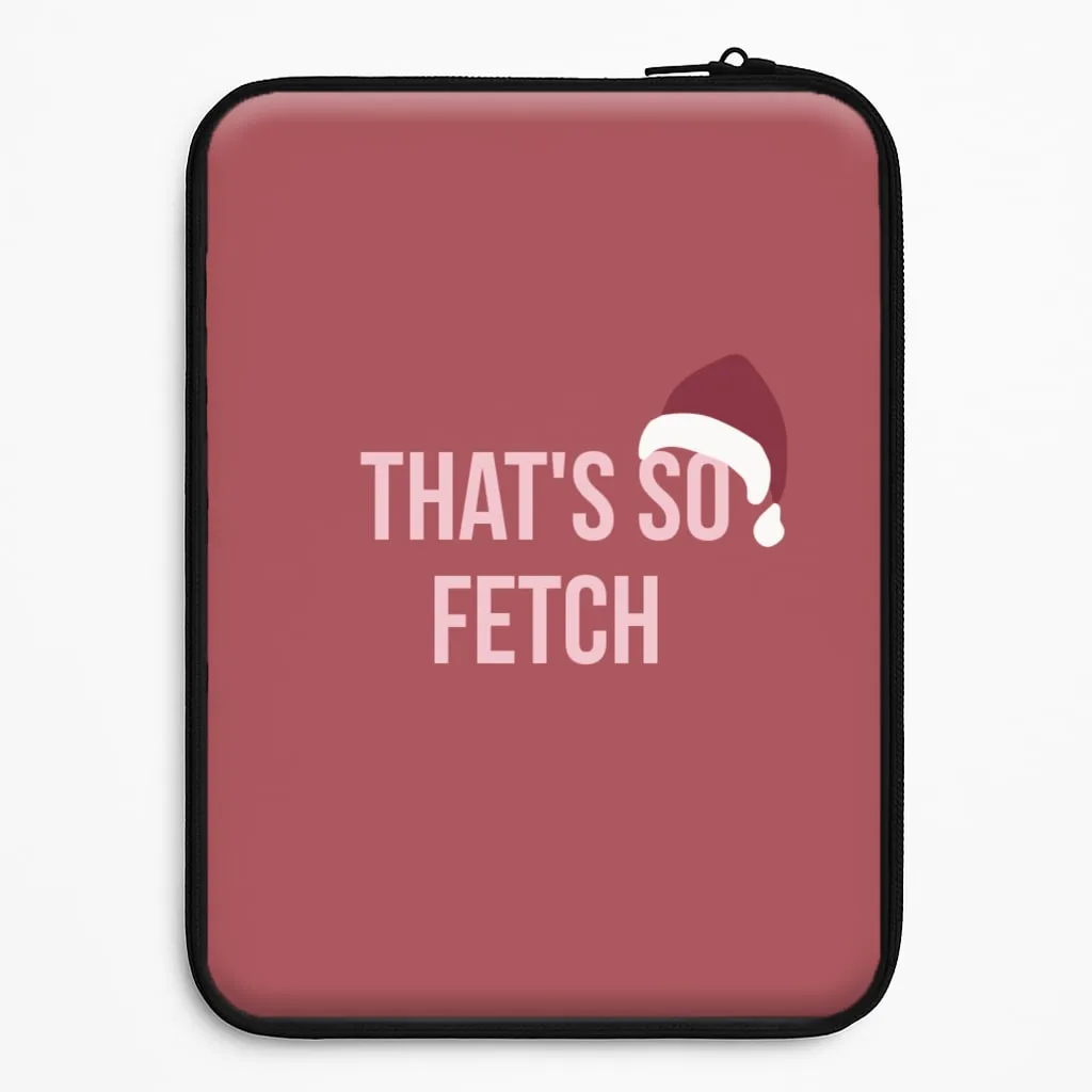 Rugged Edge Texture Polished Detail That's So Fetch - Christmas Meanies Laptop Sleeve