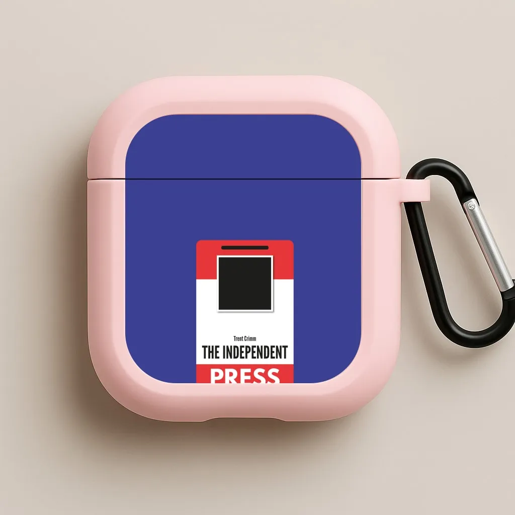 Compact Smooth Holder matte anti slip finish The Independent Press AirPods Case