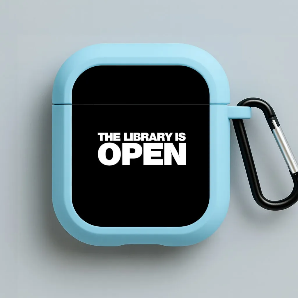 portable airpods case fashion travel earbuds protector The Library is OPEN - Drag Queen's Drag Race AirPods Case