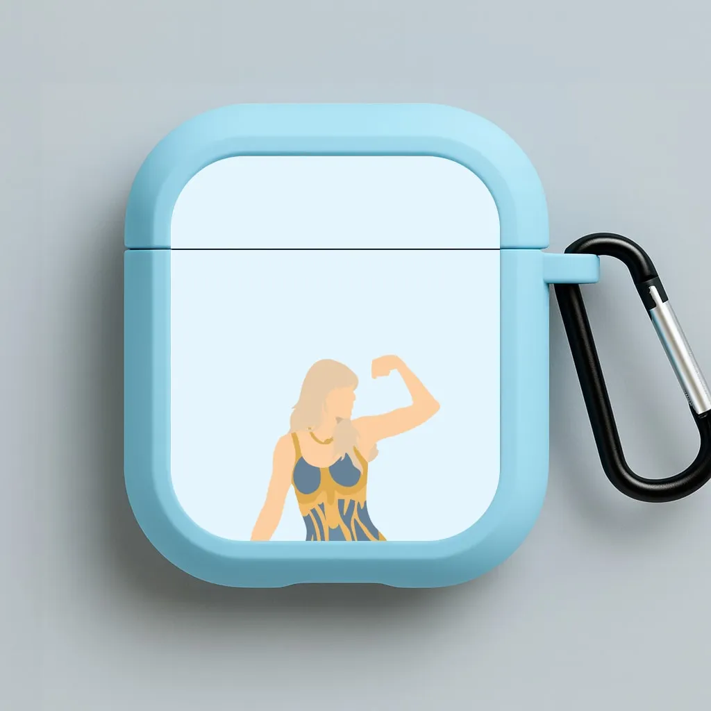 The Man - Taylor AirPods Case lightweight neon ergonomic silicone airpods case