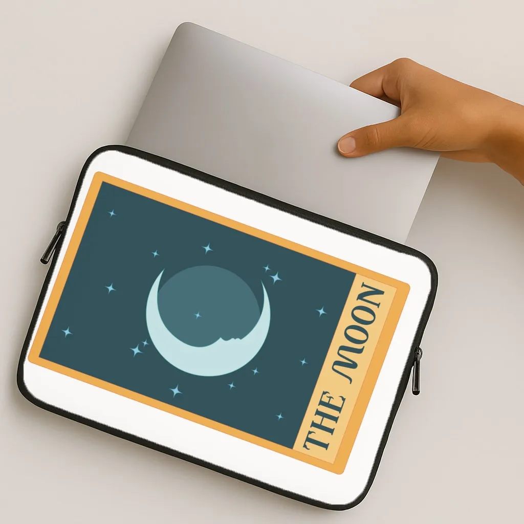 The Moon - Tarot Cards Laptop Sleeve Luxury Surface Layer Smooth Edges