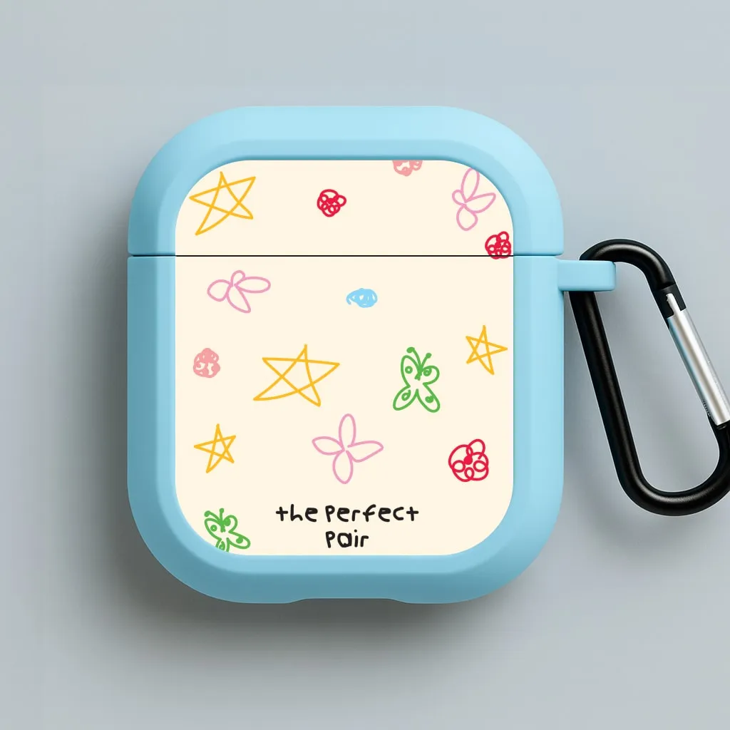 The Perfect Pair AirPods Case Anti Impact Protector soft pastel commuter travel protector