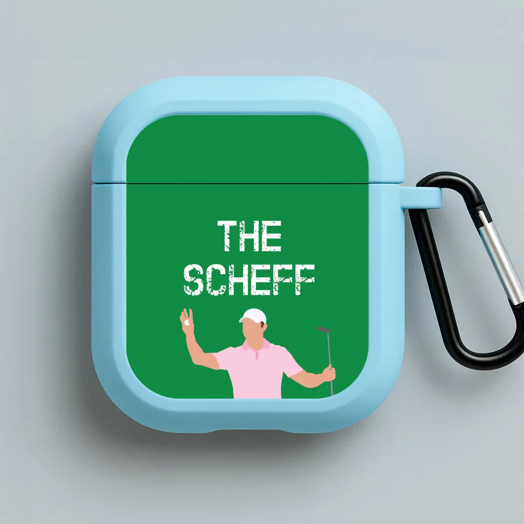 The Scheff AirPods Case eco friendly neon travel protector
