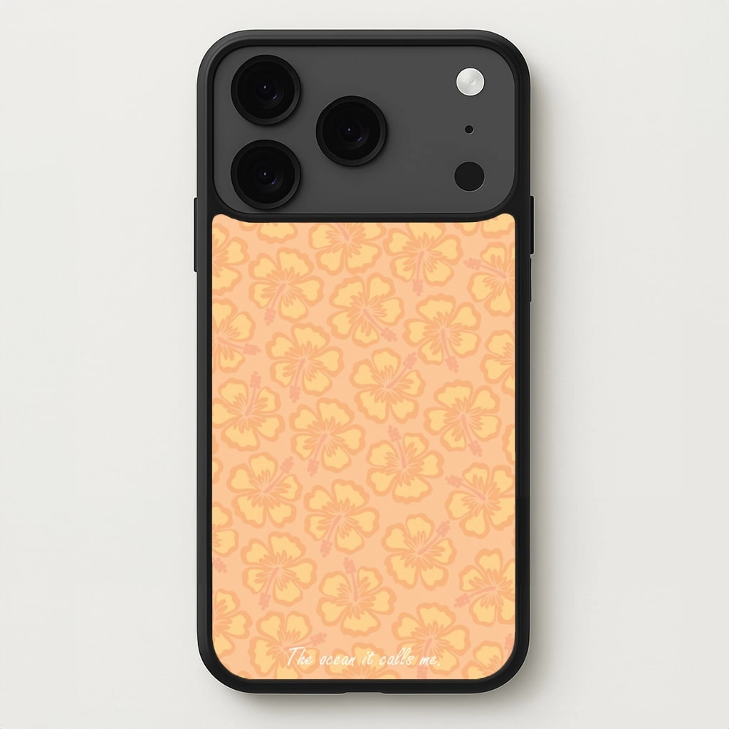 The Ocean It Calls Me Phone Case Non Slip Surface