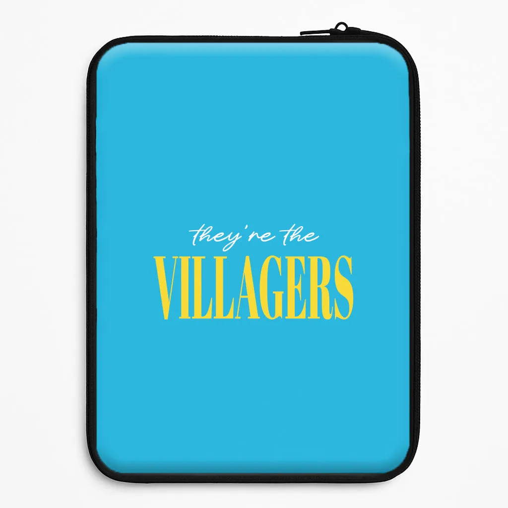 Lightweight Protection Protective barrier They're The Villagers Blue Laptop Sleeve