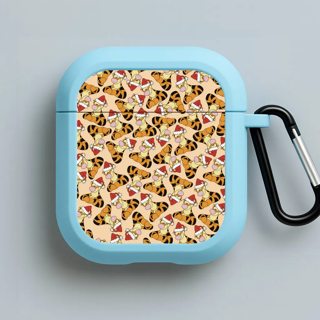 Tiger Pattern Christmas AirPods Case colorful airpods travel case