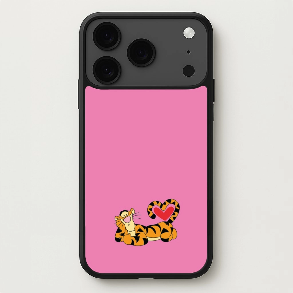 Comfort Texture Finish Tiger Valentine's Phone Case