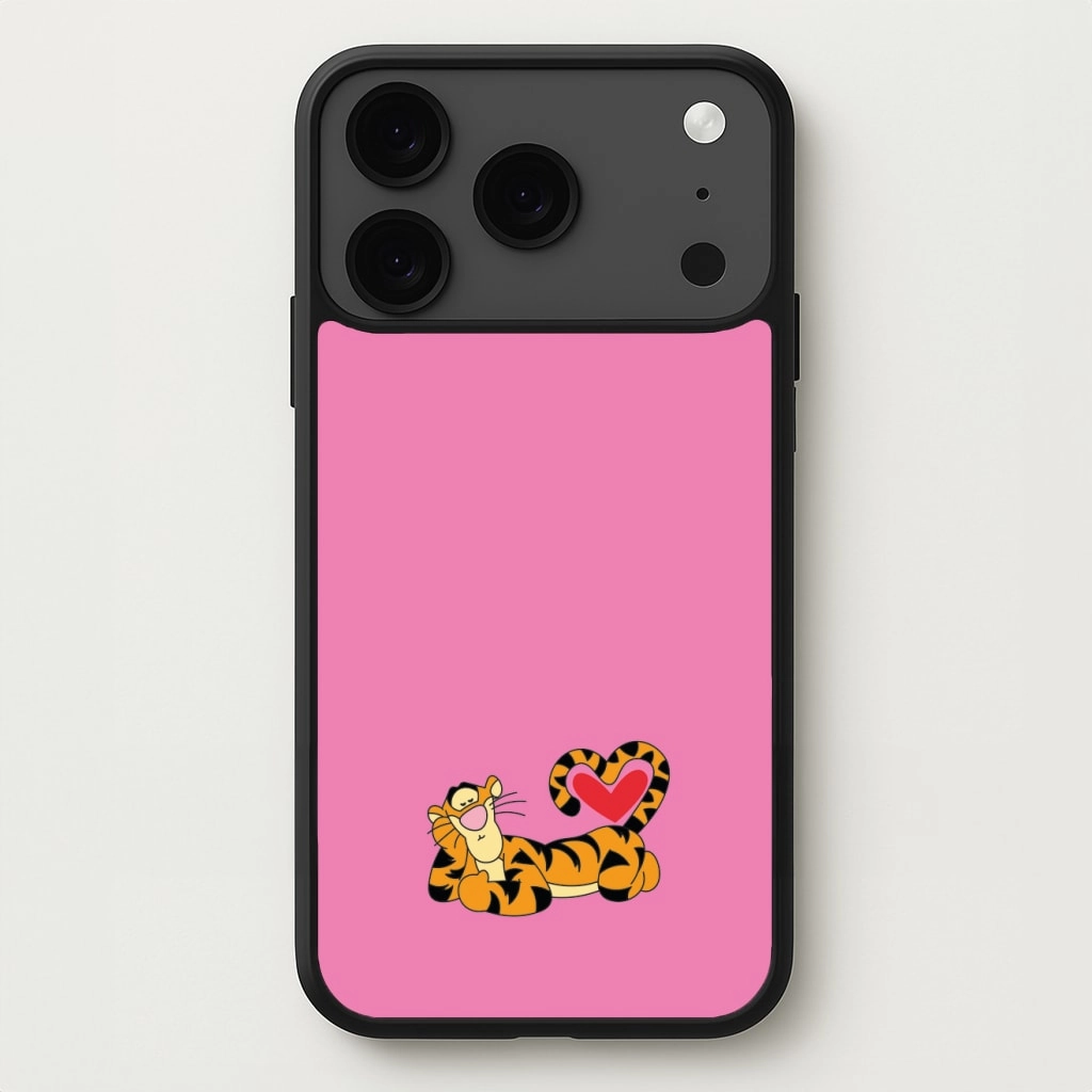 Shock absorption Soft coating Tiger Valentine's Phone Case