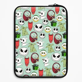 TNBC Characters Pattern Laptop Sleeve Polished Texture