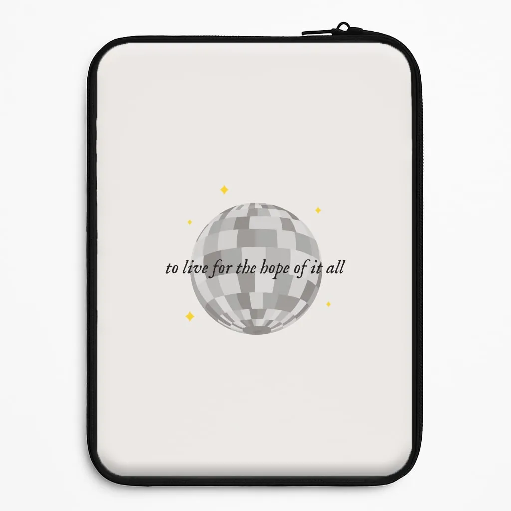 Port Protection Rugged Look To Live For The Hope Of It All - Taylor Laptop Sleeve