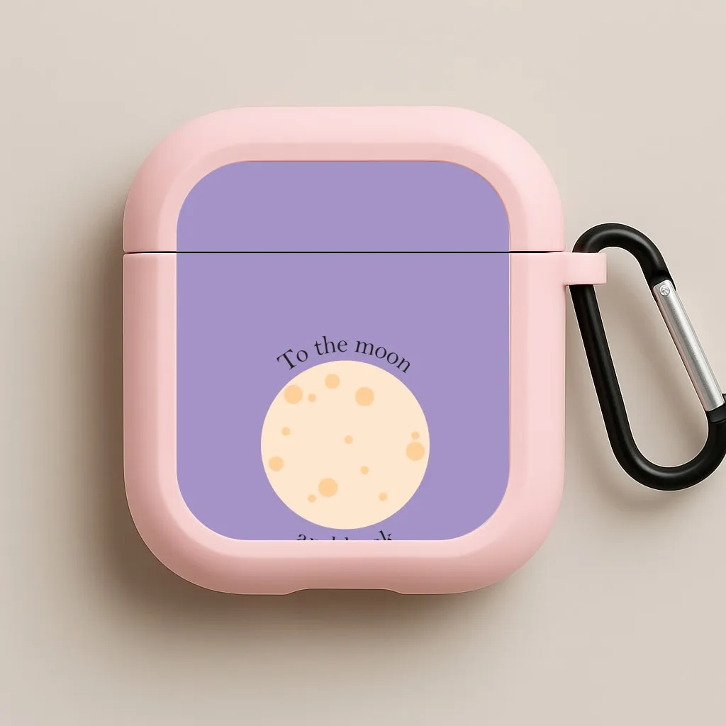 To The Moon And Back AirPods Case Comfortable Grip Shell