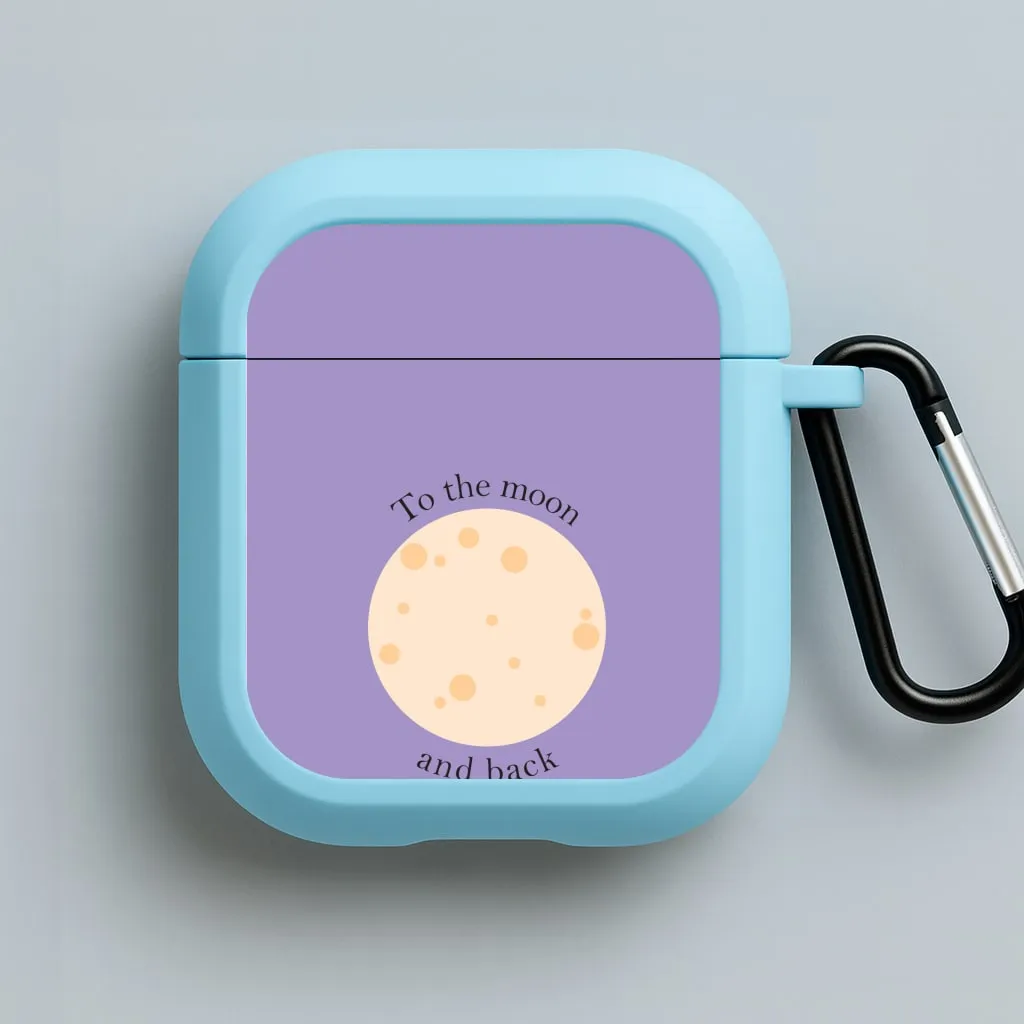 To The Moon And Back AirPods Case drop proof airpods cover