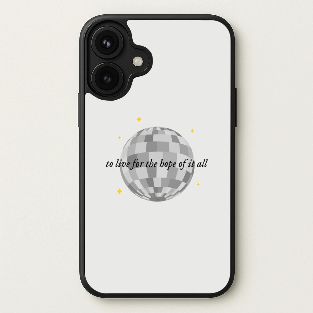 Premium Detail To Live For The Hope Of It All - Taylor Phone Case
