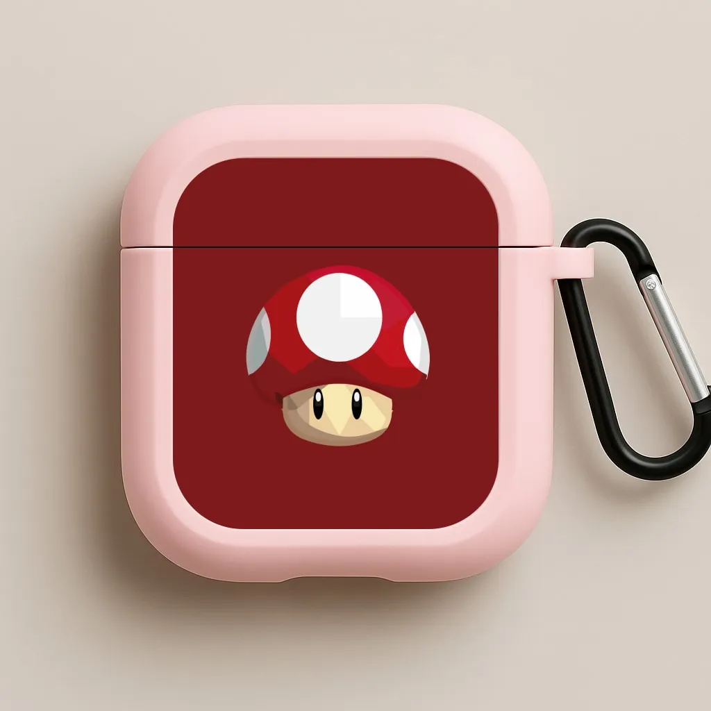 Toad - Mario AirPods Case Durable Tech Organizer trendy airpods case