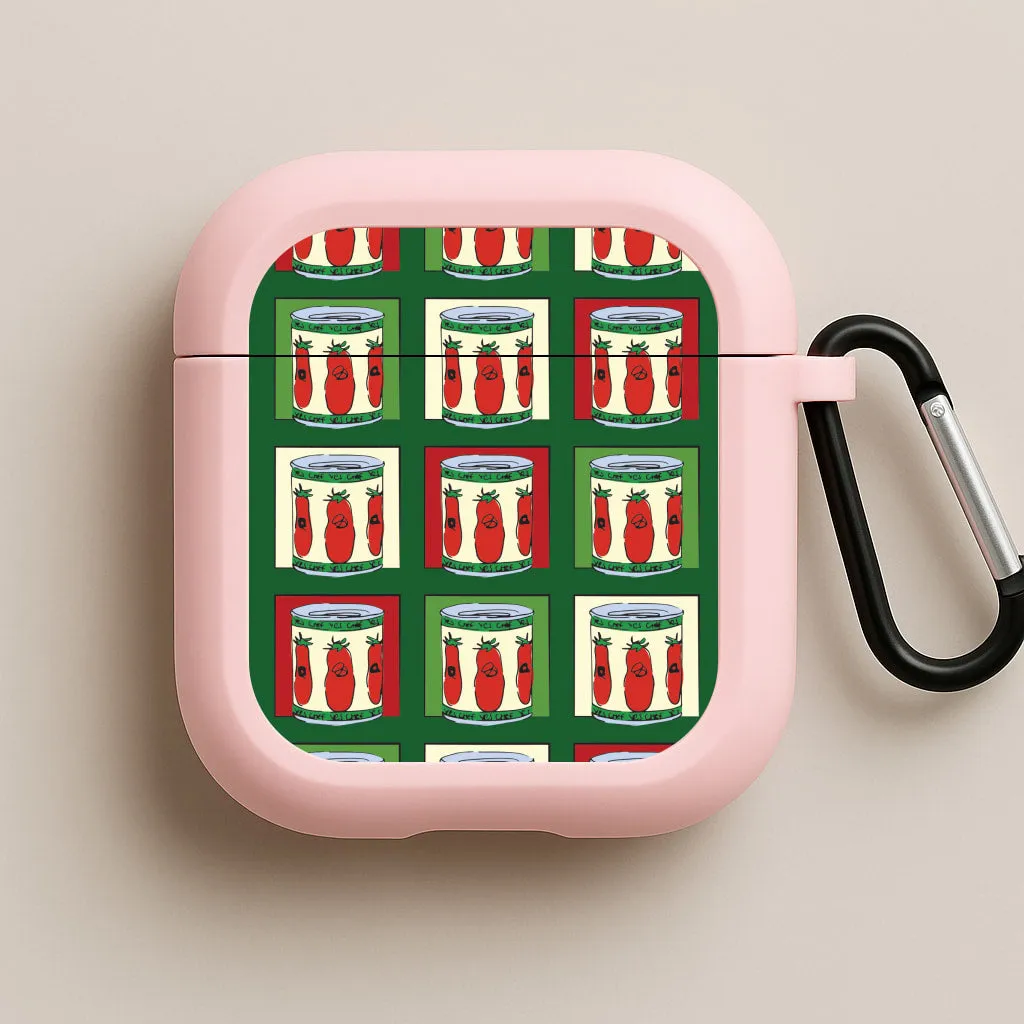 Tomato Pattern AirPods Case fashion portable neon silicone protector