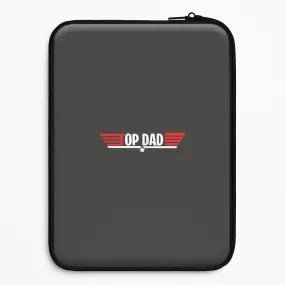 Top Dad- Fathers Day Laptop Sleeve Luxury Appeal Light Frame