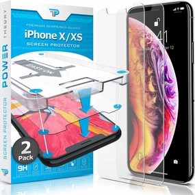 blue light filter shield Home Screen iPhone X / iPhone XS Tempered Glass Screen Protector [2-Pack]