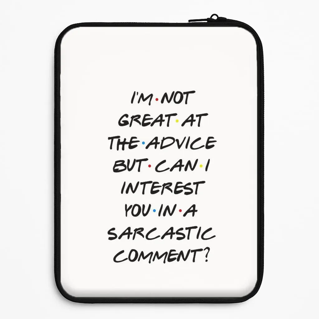 Can I Interest You In A Sarcastic Comment Laptop Sleeve Strong Corners