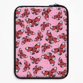 Everyday Protection Red Butterfly - Butterfly Patterns Laptop Sleeve