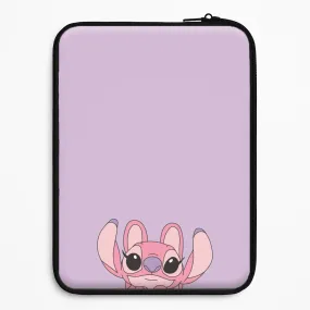 Gazing - Pink Alien Laptop Sleeve Daily Carry