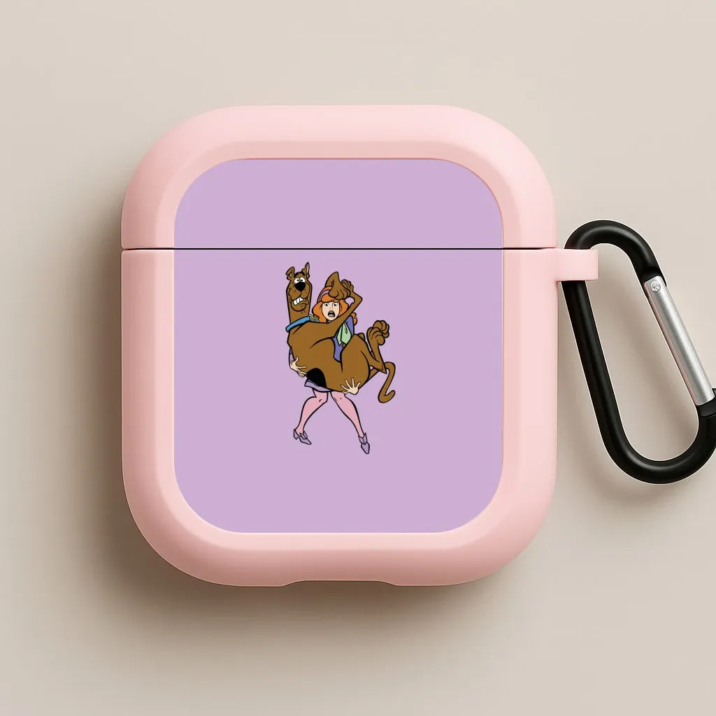 Scared - Scoob AirPods Case Minimal Smooth Holder sporty airpods case