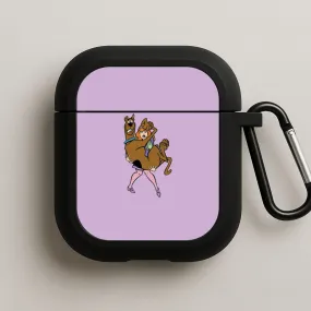 Creative Daily Organizer compact magnetic shell Scared - Scoob AirPods Case