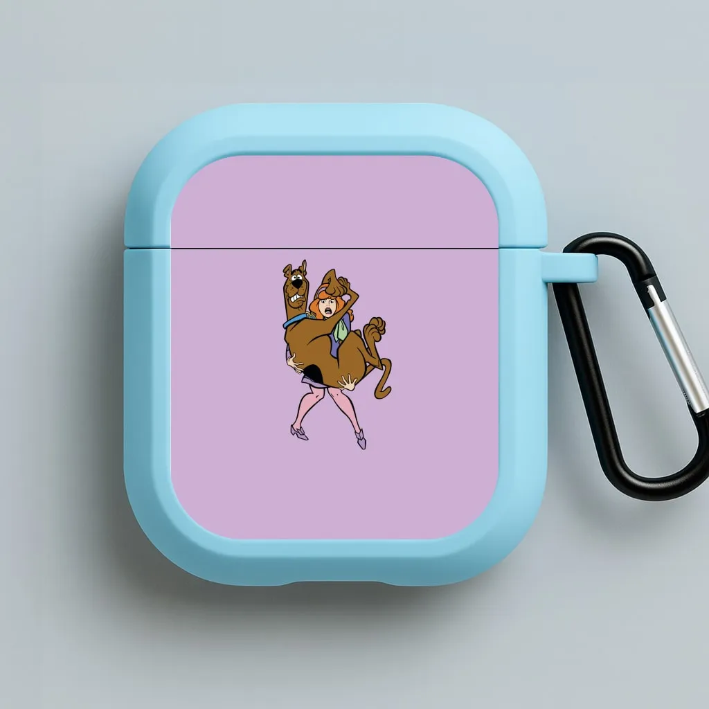 Scared - Scoob AirPods Case Minimal Smooth Bag