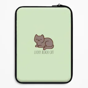 Soft Protection Layer Lucky Black Cat - Cats Laptop Sleeve