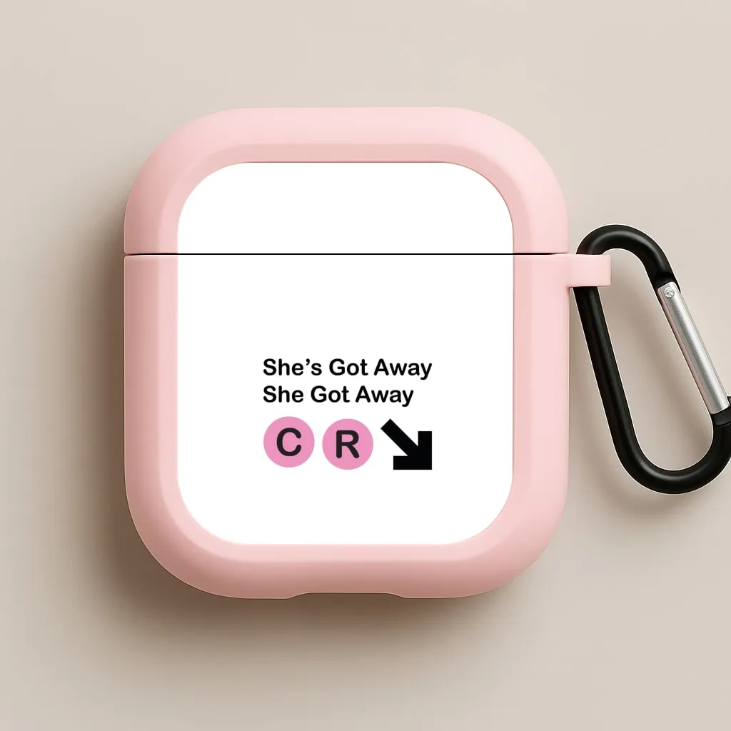 She Got Away AirPods Case Sleek Protective Holder