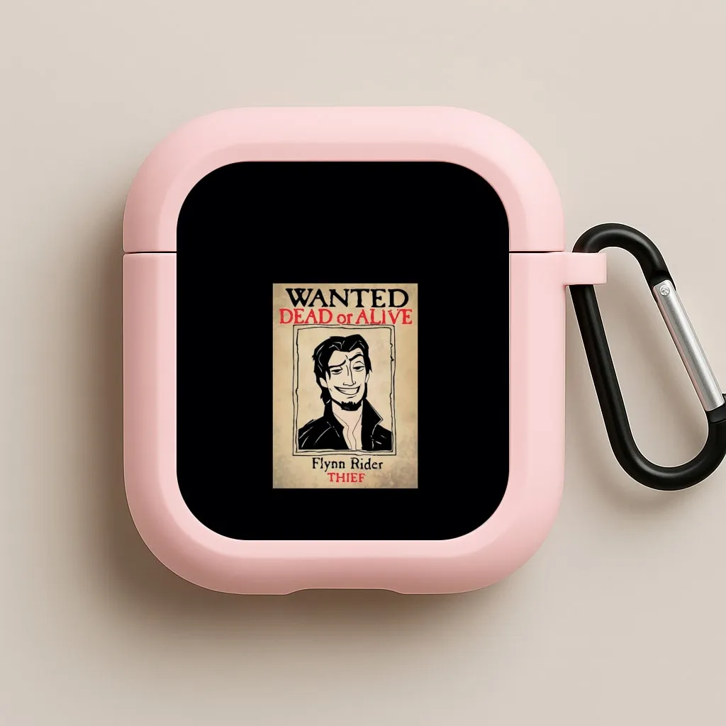 minimalist commuter airpods case Wanted Dead Or Alive AirPods Case