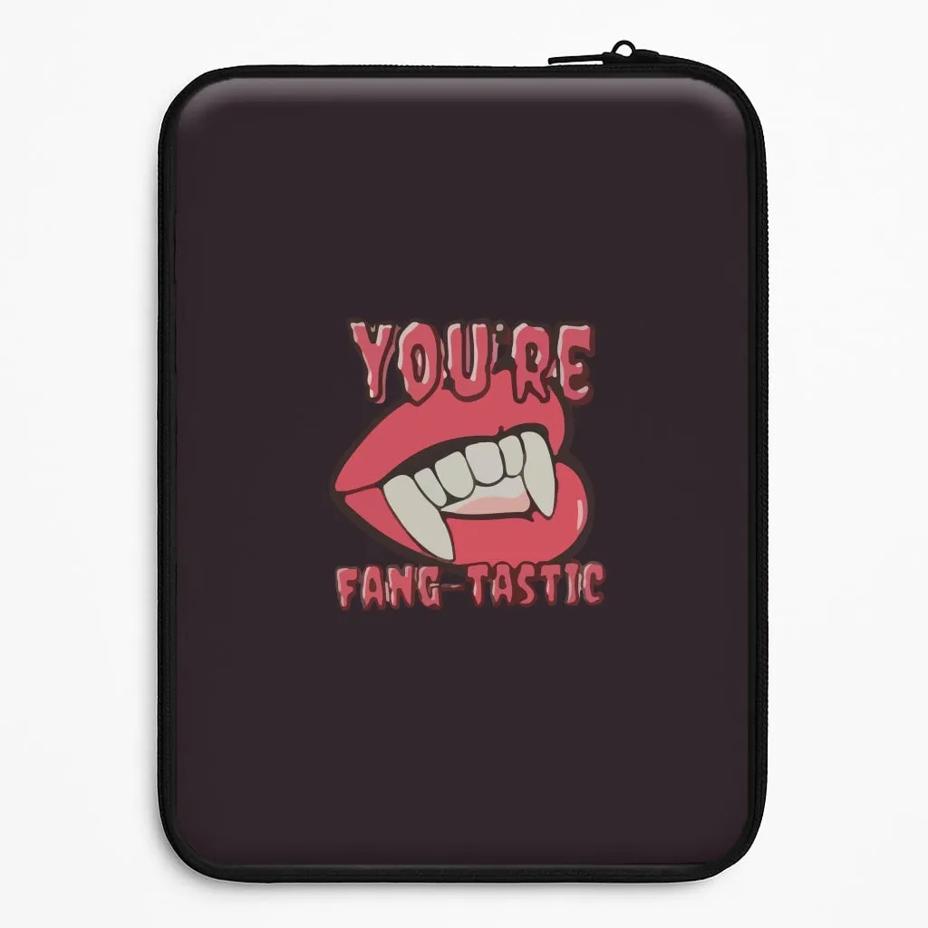 Light Shield You're Fang-Tastic - Halloween Laptop Sleeve