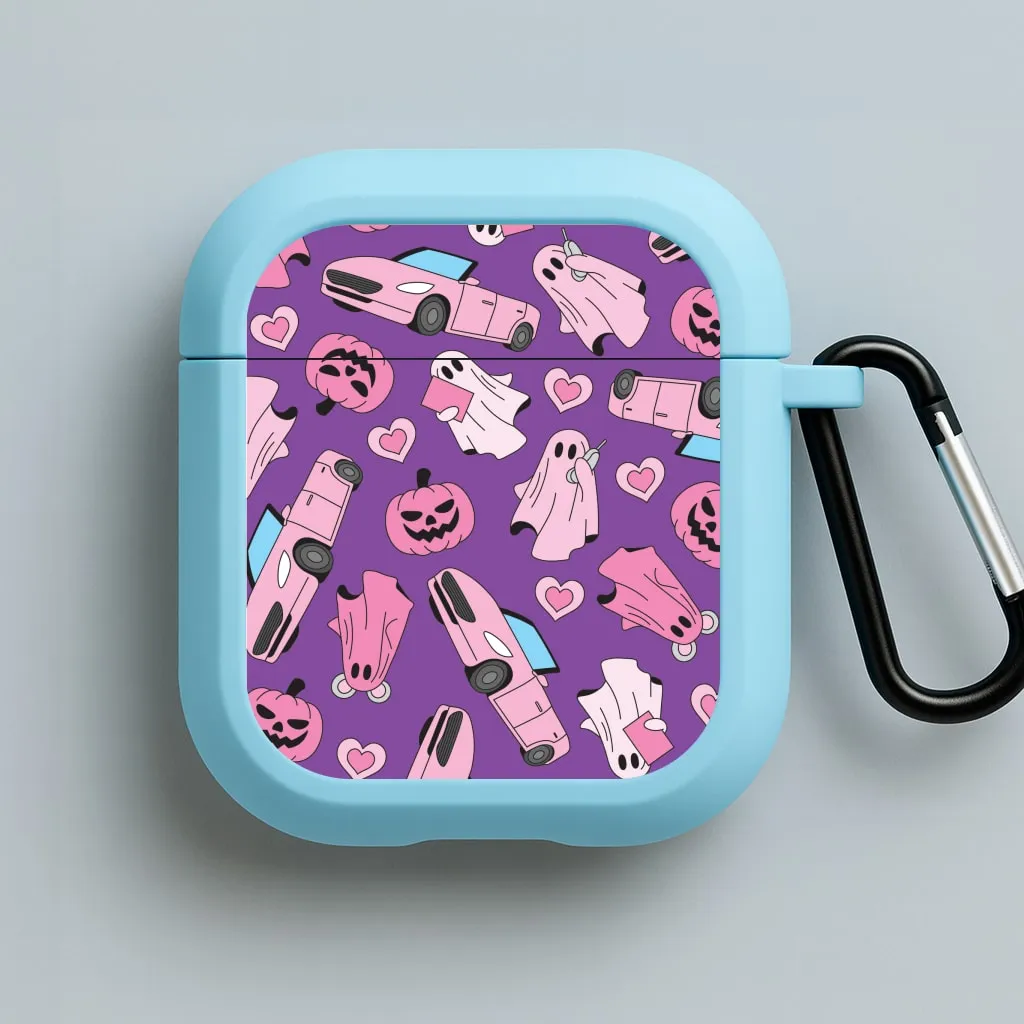 Mean Ghouls Props Pattern AirPods Case fashion soft neon silicone airpods case Vibrant Grip Finish