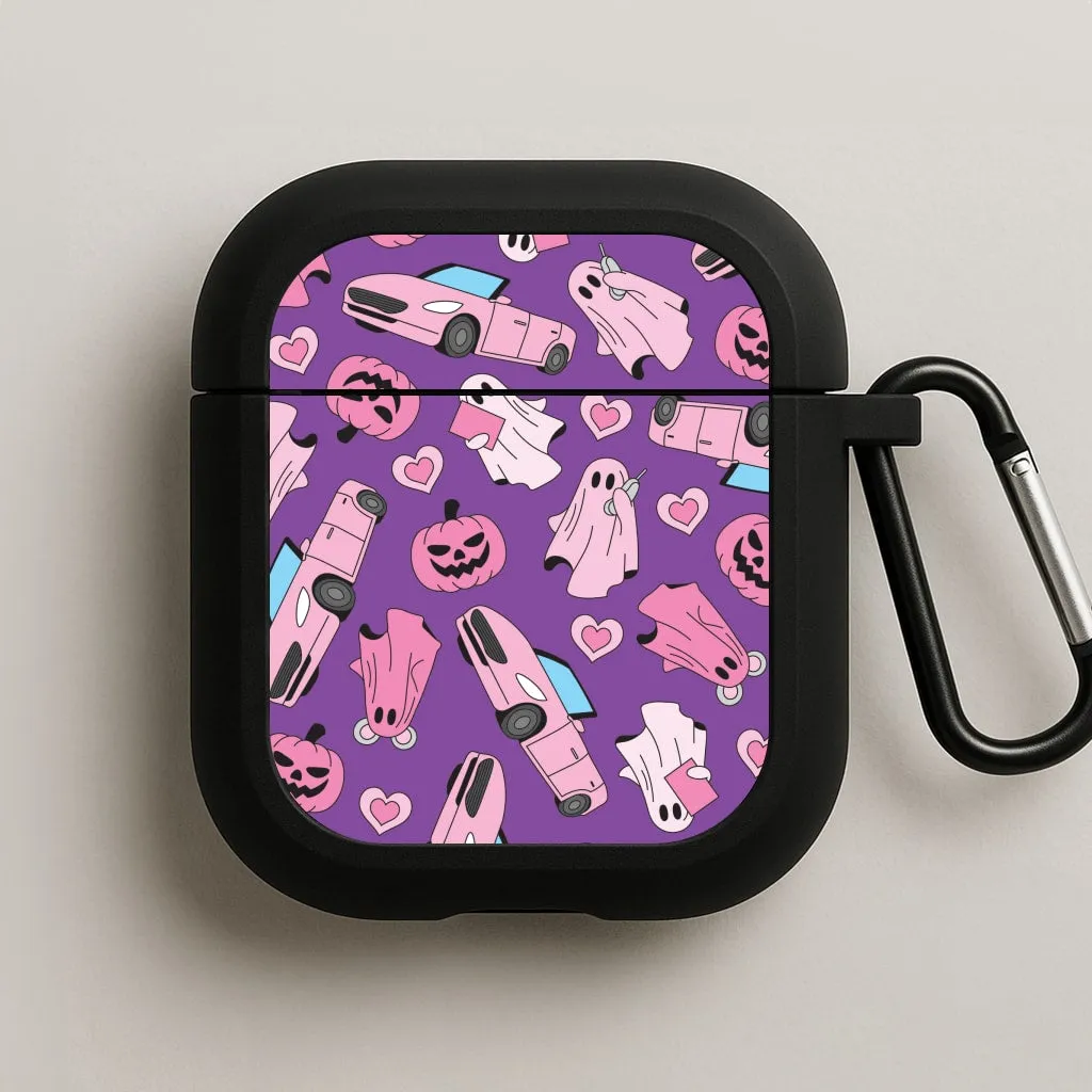 Mean Ghouls Props Pattern AirPods Case magnetic clip silicone cover Simple Design Organizer