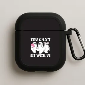 You Can't Sit With Us Ghosts AirPods Case Portable Fashion Pouch Everyday Carry Case