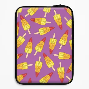 Sleek Form Rockets - Ice Cream Patterns Laptop Sleeve